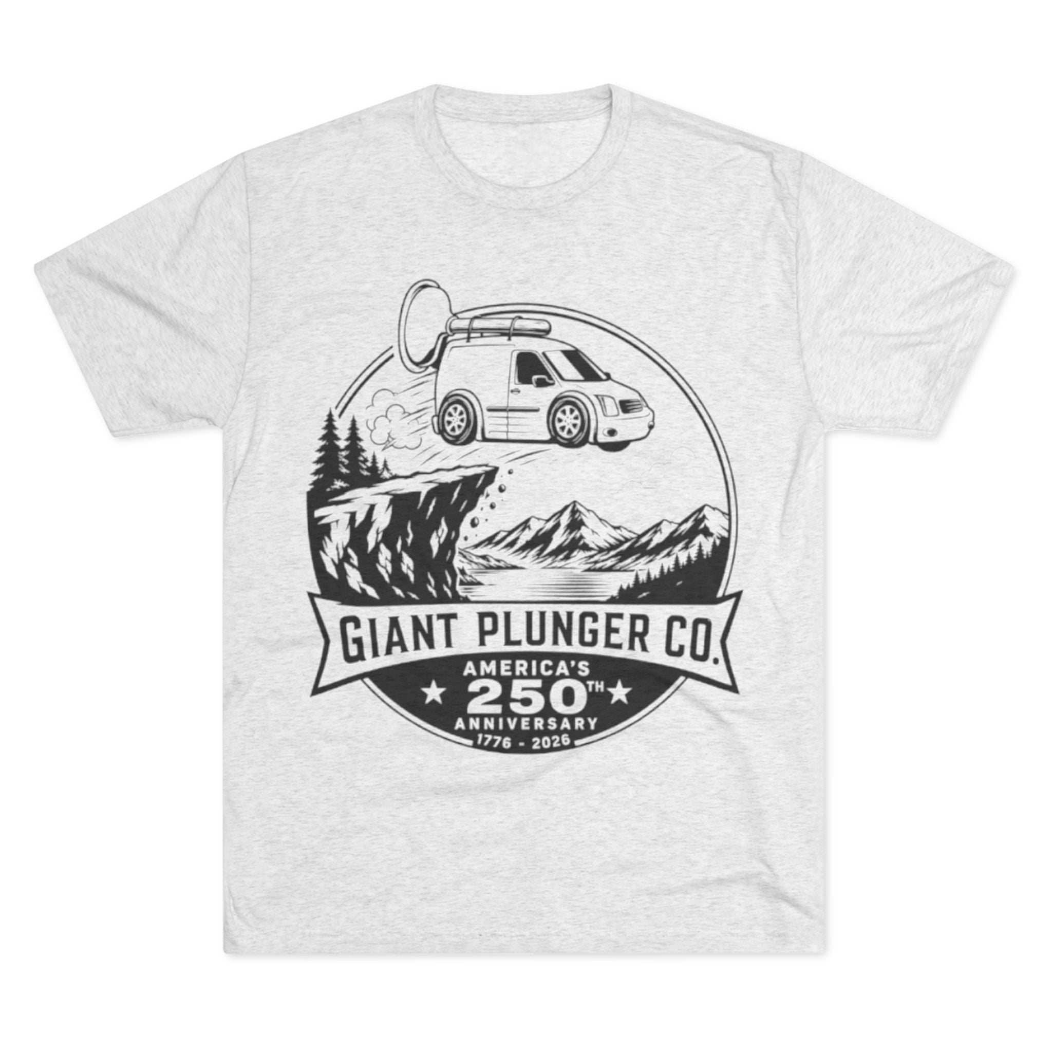 America Tee — "Giant Plunger Co. 250th" Graphic Shirt