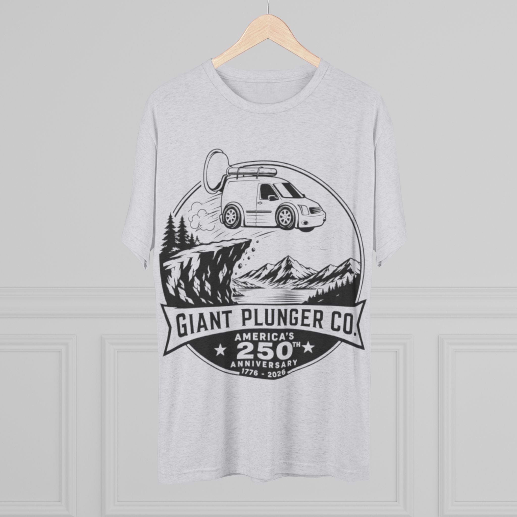America Tee — "Giant Plunger Co. 250th" Graphic Shirt