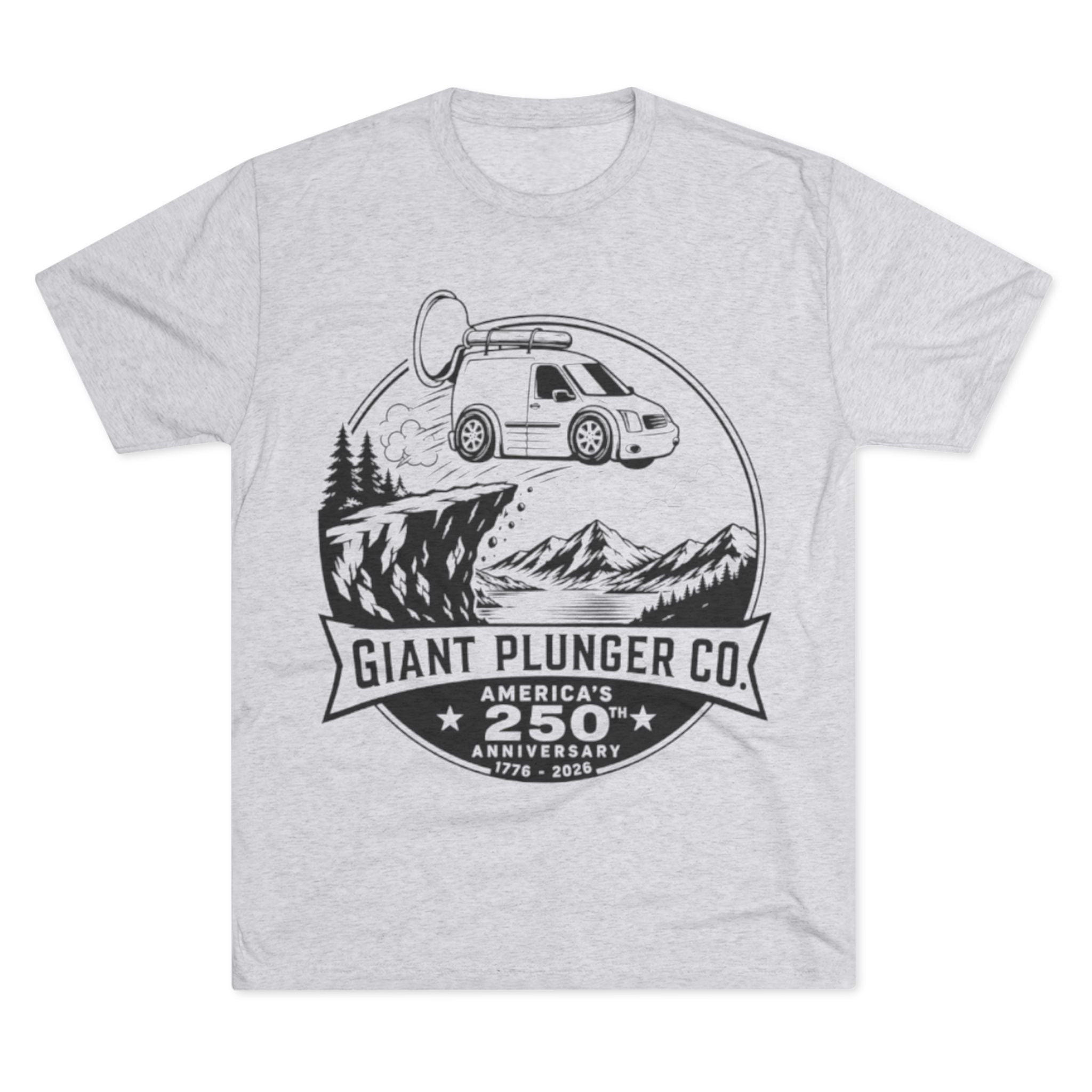 America Tee — "Giant Plunger Co. 250th" Graphic Shirt